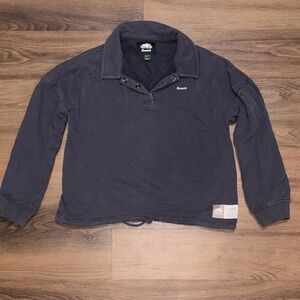 Roots grey Collared Sweatshirt